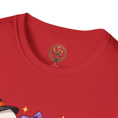 Halloween Ghost Trio Tee - Red - product view 1 - Red