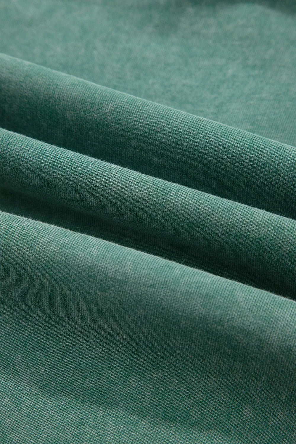 Plaid Kangaroo Pocket Hoodie - Sage - View 9