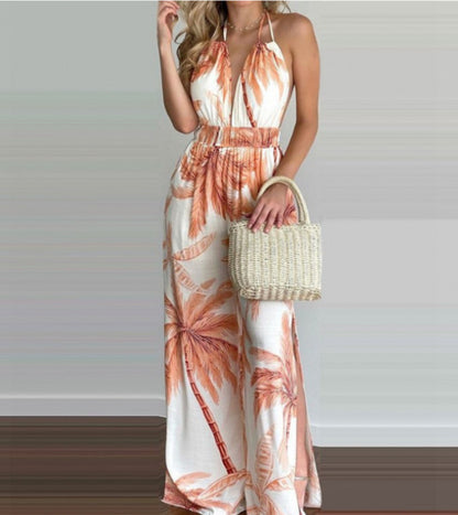 Digital Print Colorful Long Sleeve One-Piece Dress