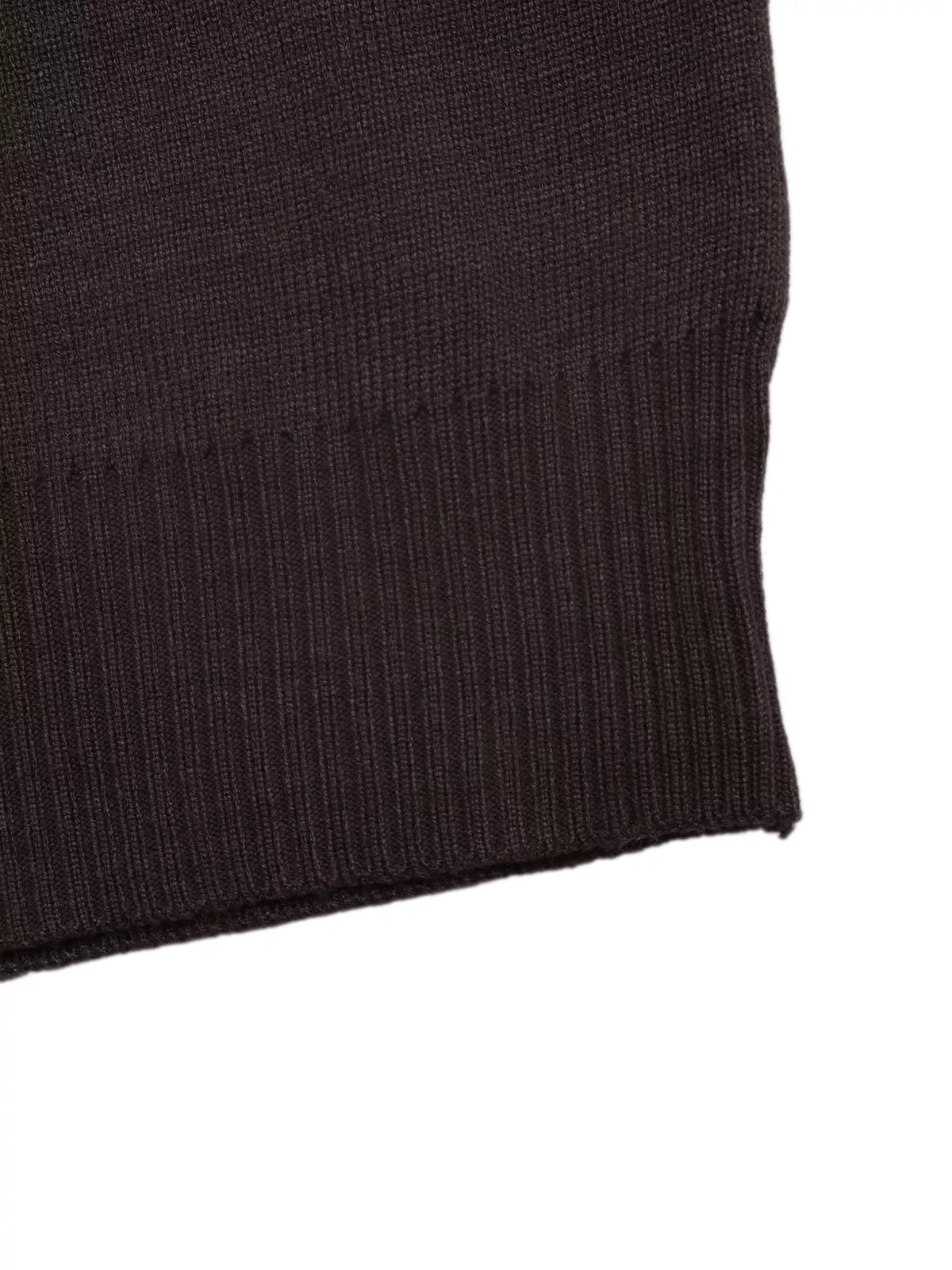 Button Down Long Sleeve Cardigan - Coffee Brown - View 12