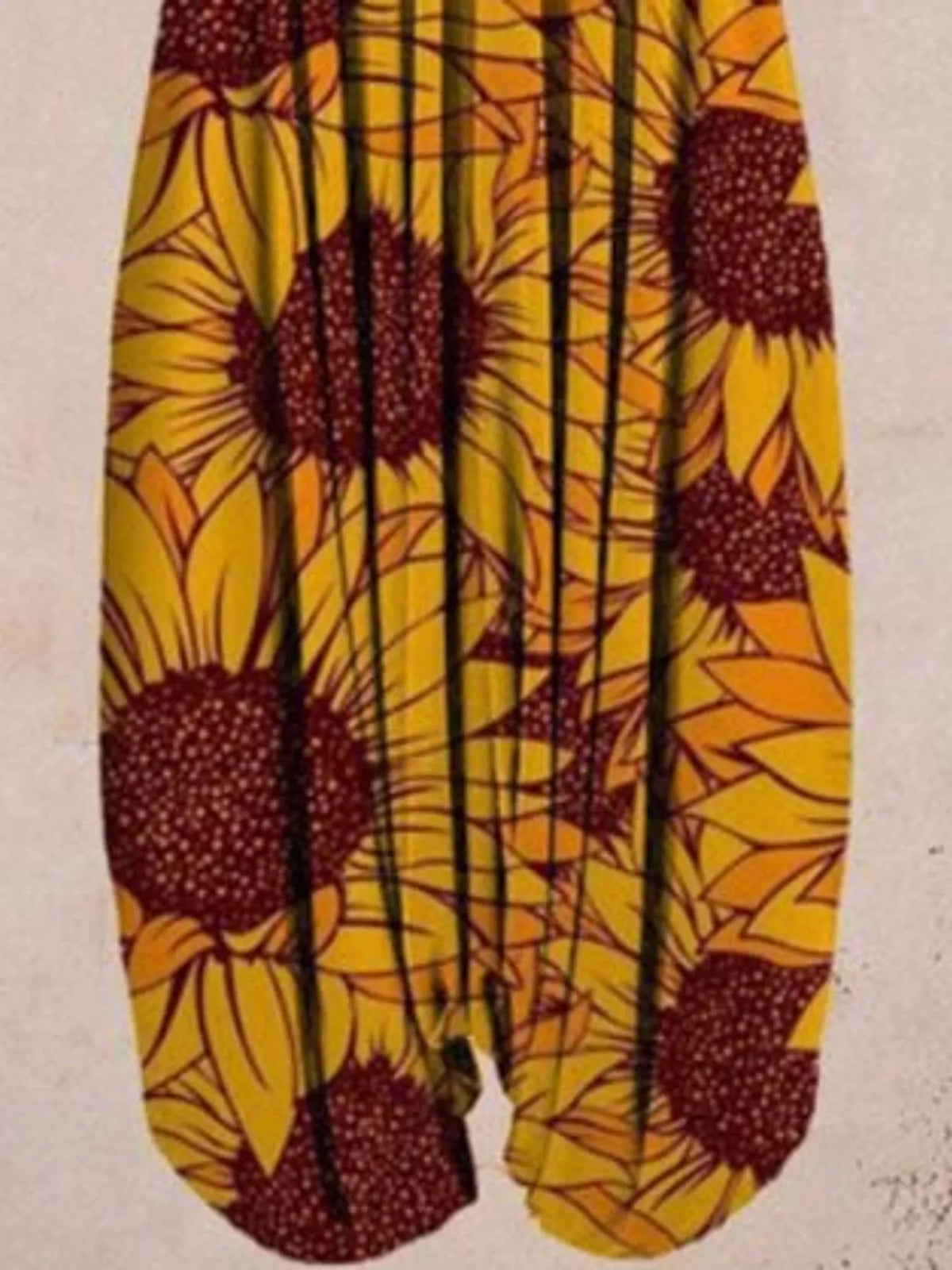 Full Size Printed V-Neck Sleeveless Jumpsuit Plus Size - 16-- - View 28