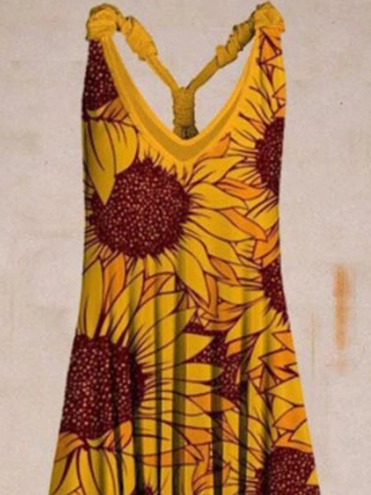 Full Size Printed V-Neck Sleeveless Jumpsuit Plus Size - 16-- - View 27