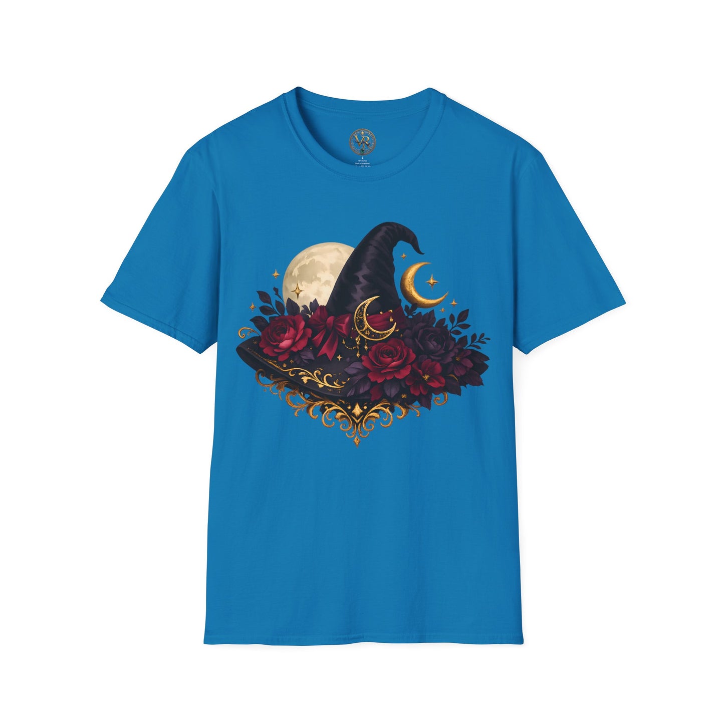 Mystic Crow Moon Tee - Sapphire - product view 1 - Sapphire