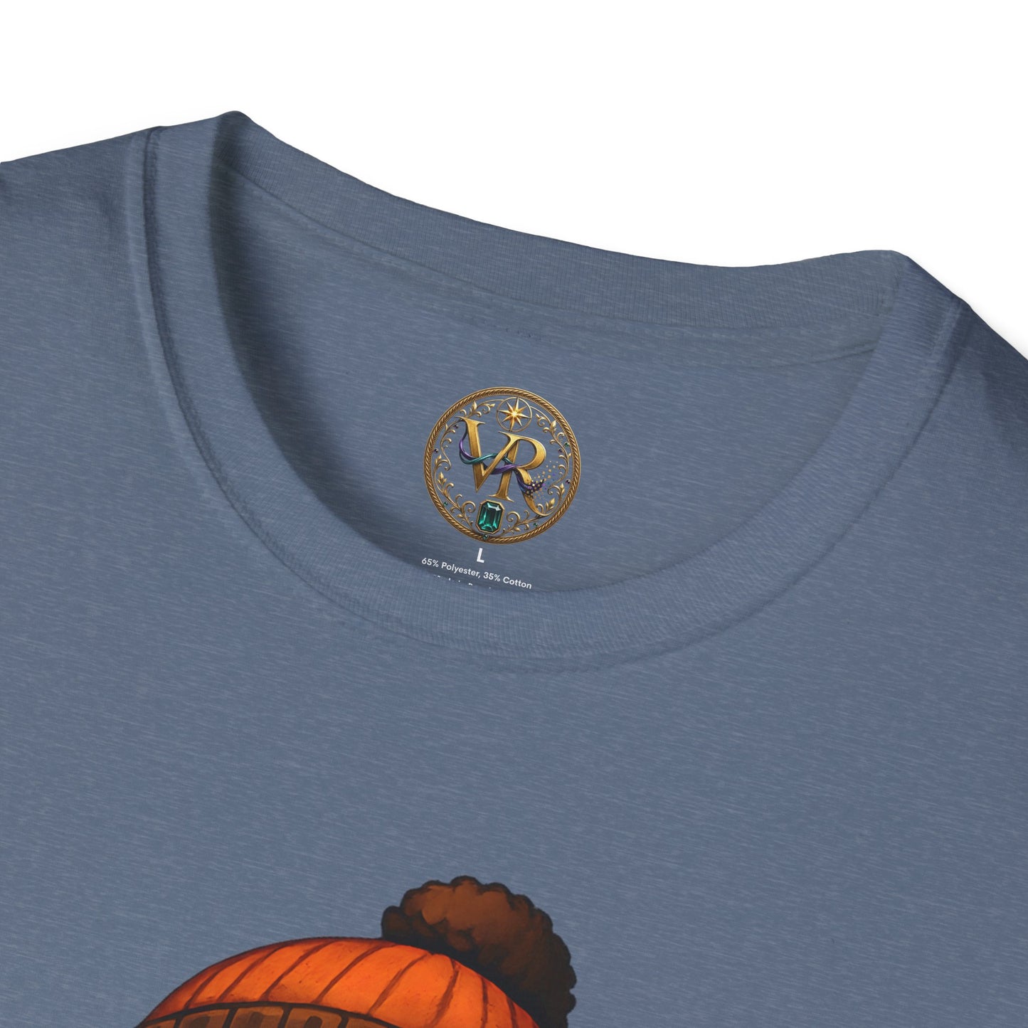 Cozy Reading Ghost Tee - Heather Royal - product view 3 - Heather Royal