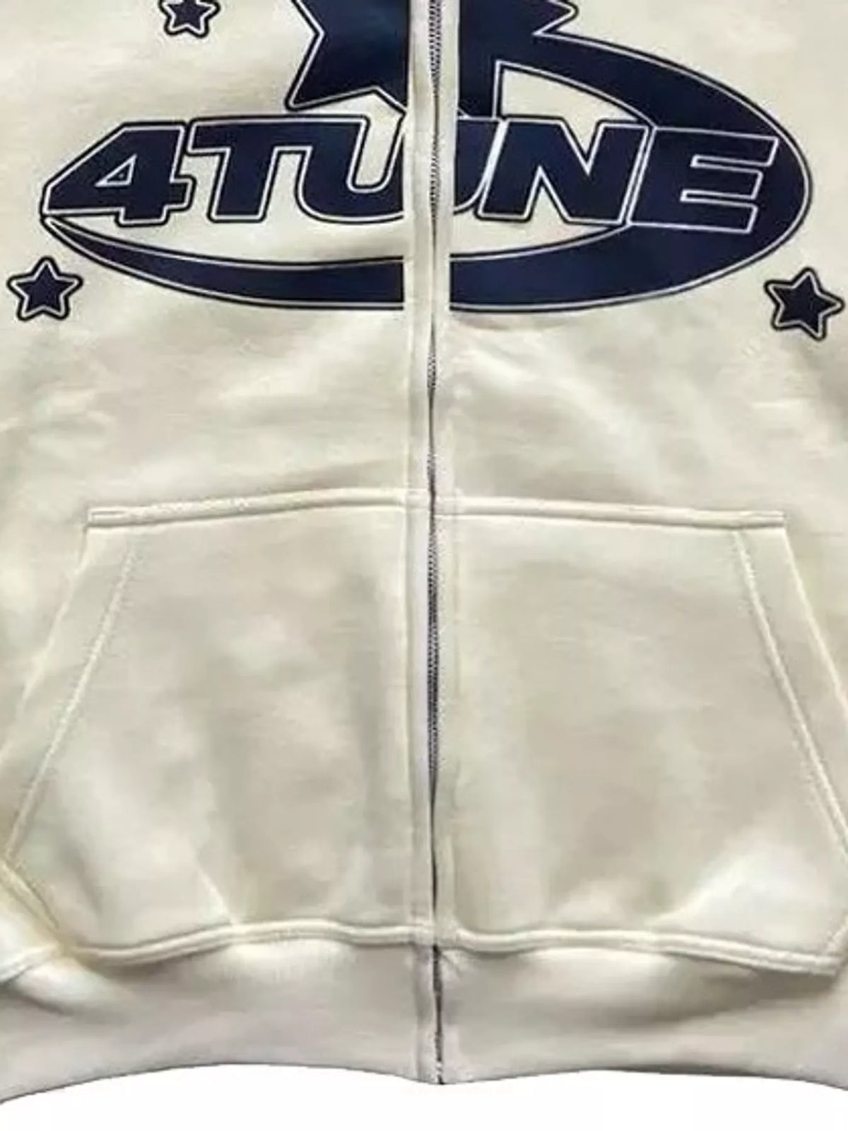 Full Size Letter Graphic Zip Up Hoodie Plus Size - Dust Storm - View 12