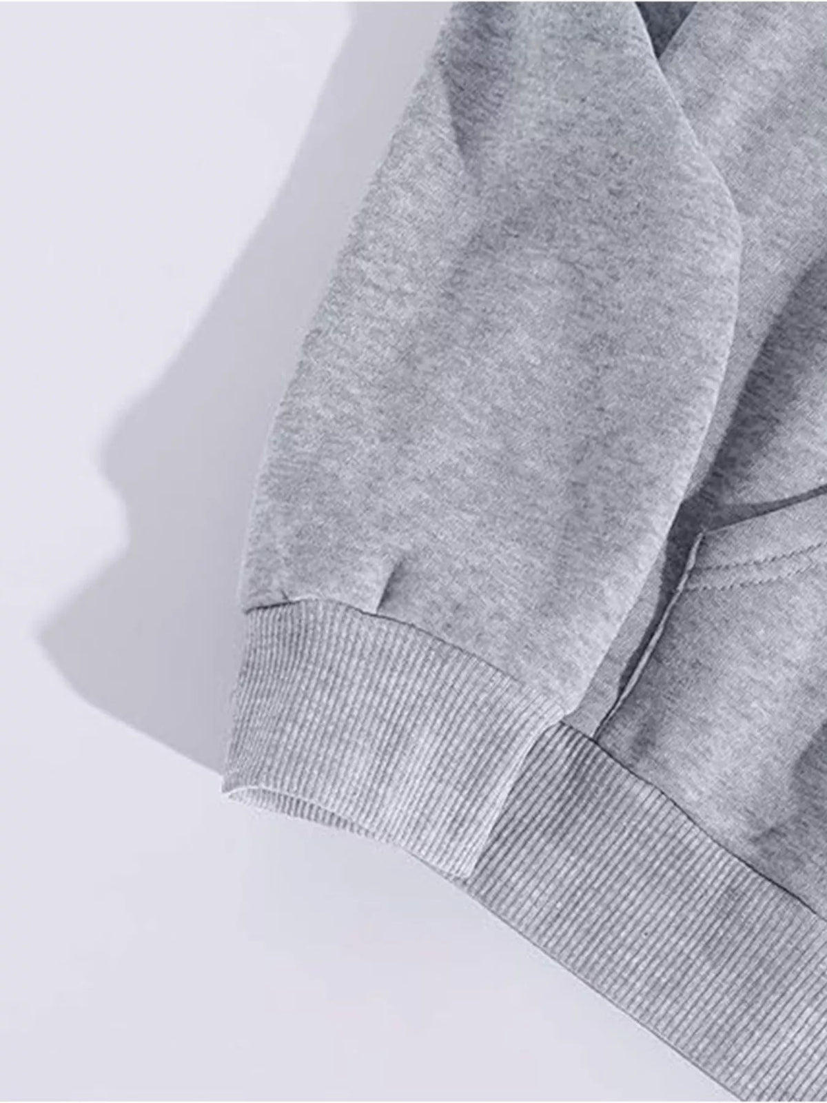 Full Size Halloween Graphic Long Sleeve Hoodie Plus Size - Gray - View 2