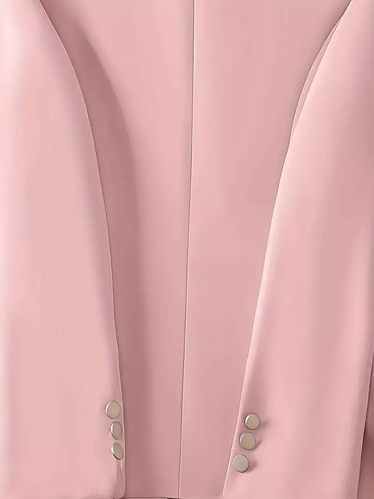 Slim-Fit Single-Button Blazer - Dusty Pink - View 6