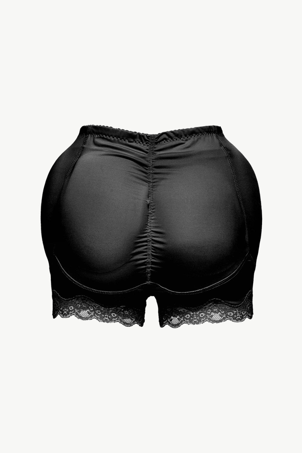 Full Size Lace Trim Shaping Shorts - Black - View 6