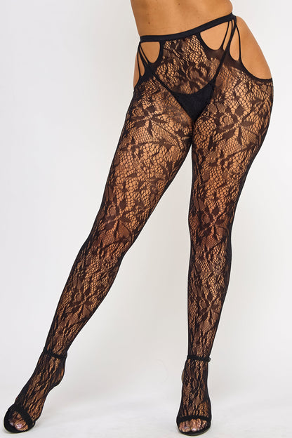 Flora Pantyhose, side view