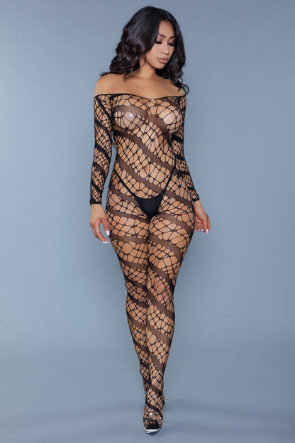 Web of Love Bodystocking, back view