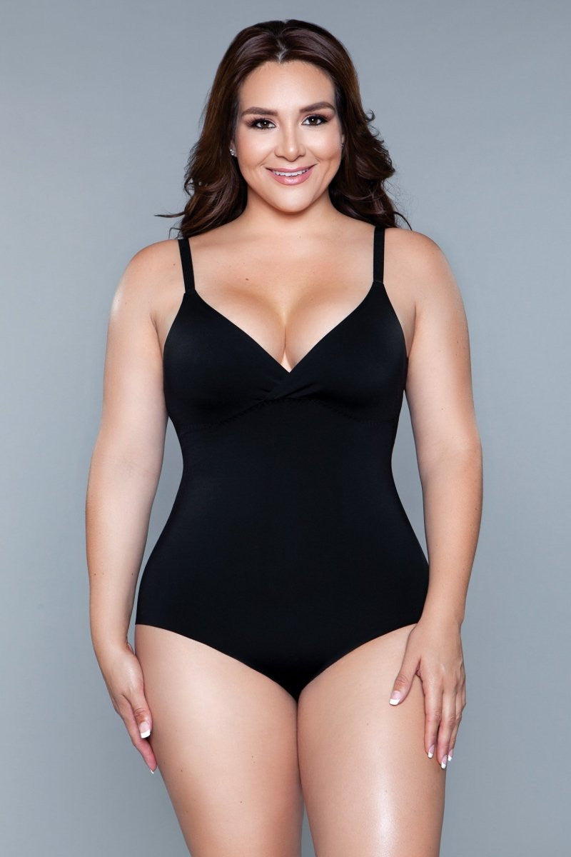 What A Waist Shapewear Bodysuit, detail view