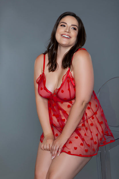 Valentine Babydoll, front view
