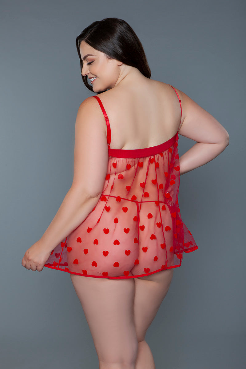 Valentine Babydoll, back view