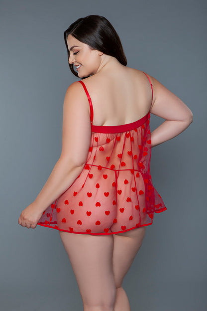 Valentine Babydoll, back view