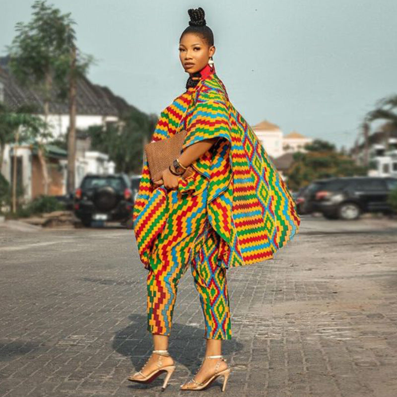 Loose print two-piece set