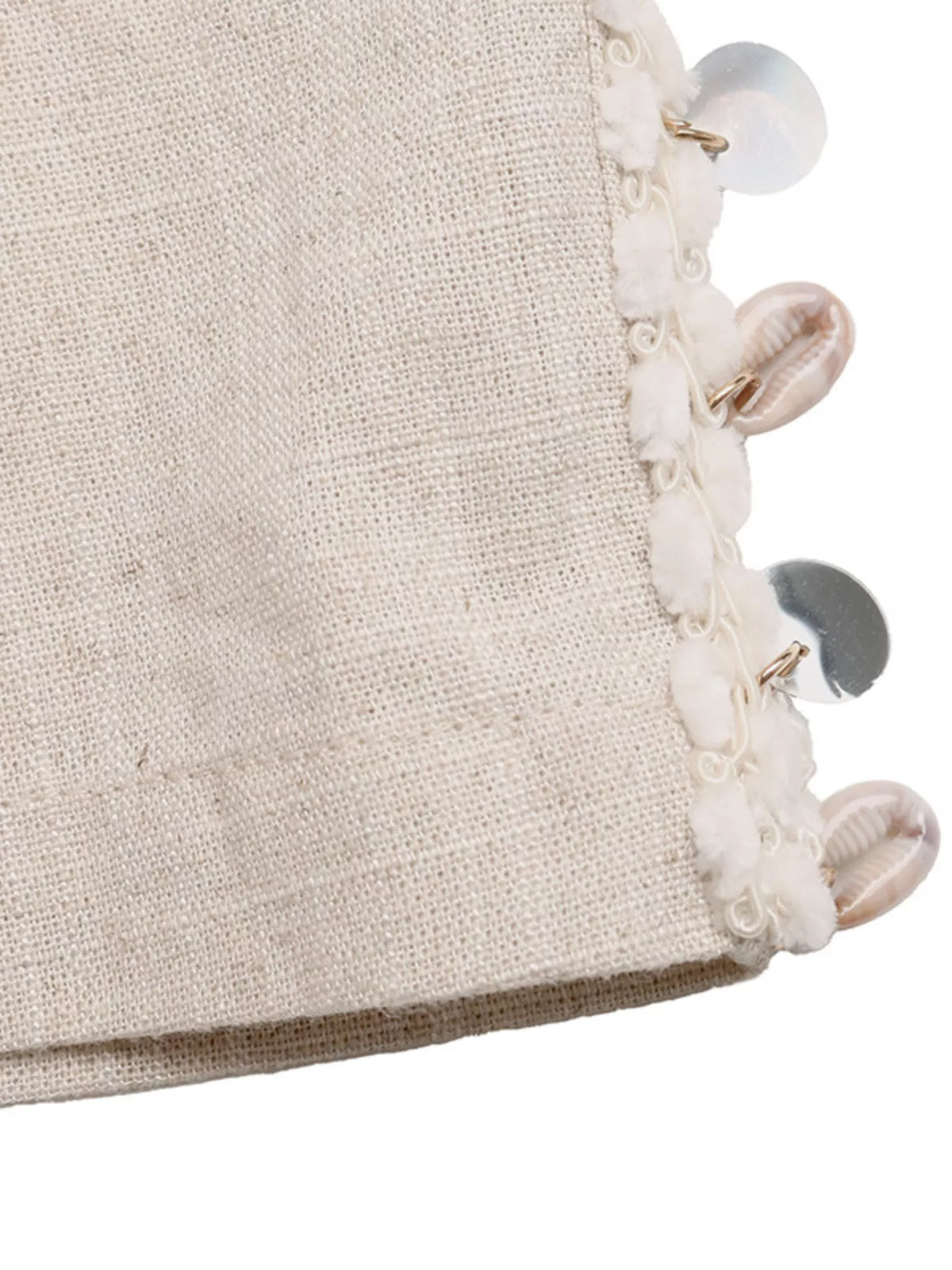 Drawstring Wide Leg Pants - Khaki - View 9