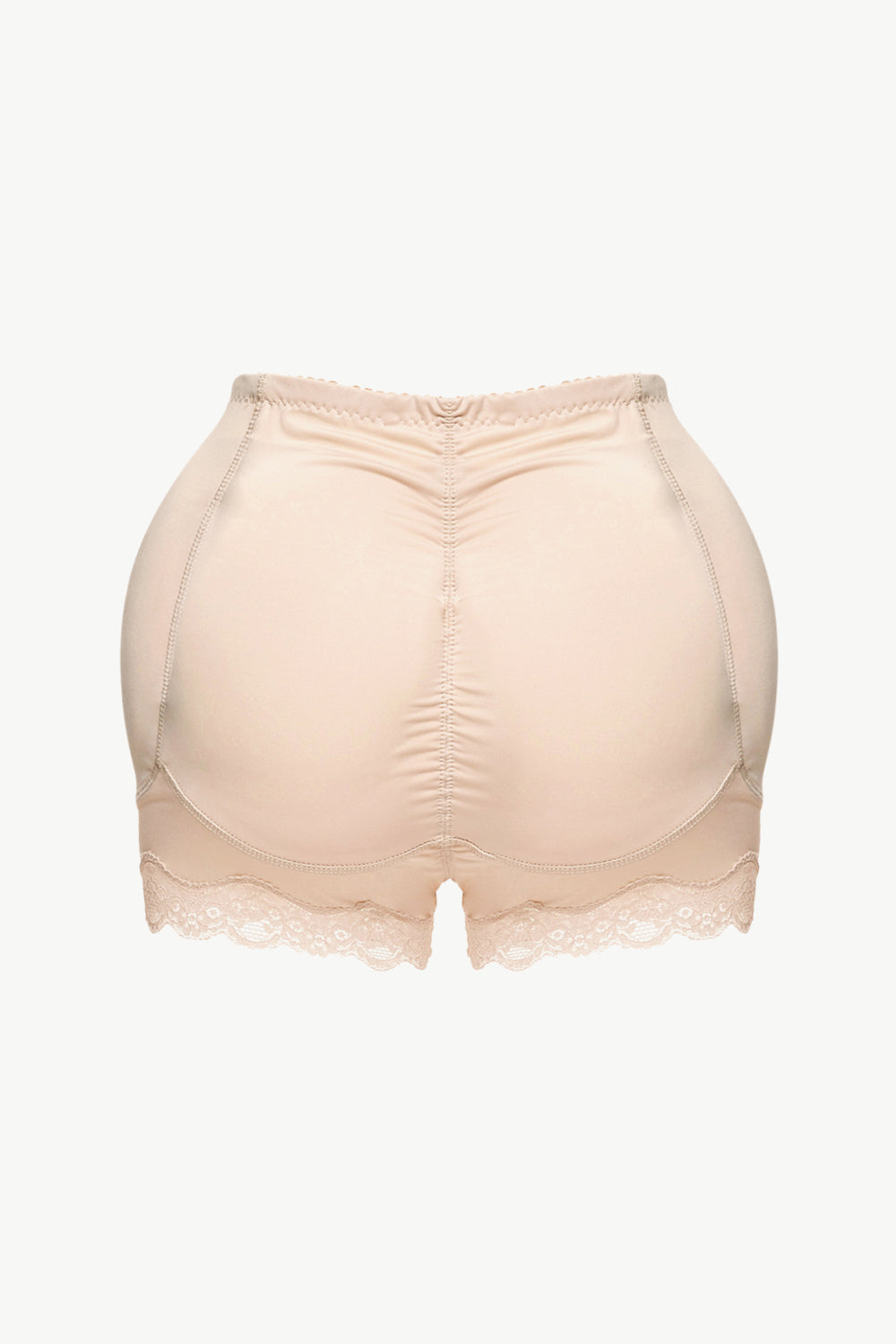 Full Size Lace Trim Shaping Shorts - Apricot - View 12