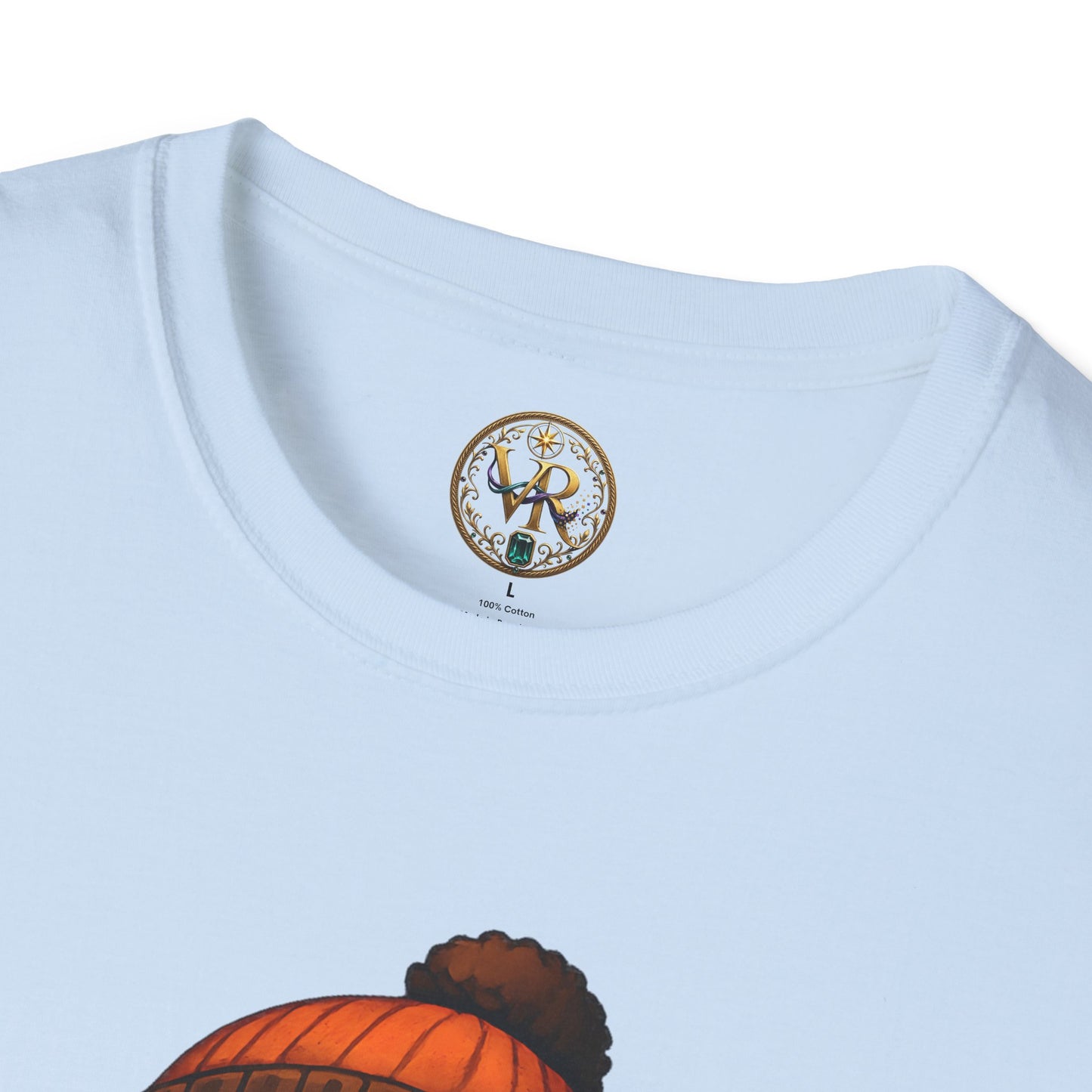 Cozy Reading Ghost Tee - Sapphire - product view 2 - Sapphire