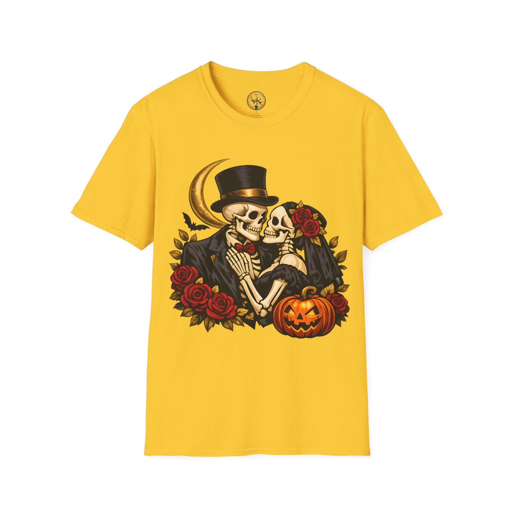 Skeleton Couple Halloween Tee - Daisy - product view 1 - Daisy