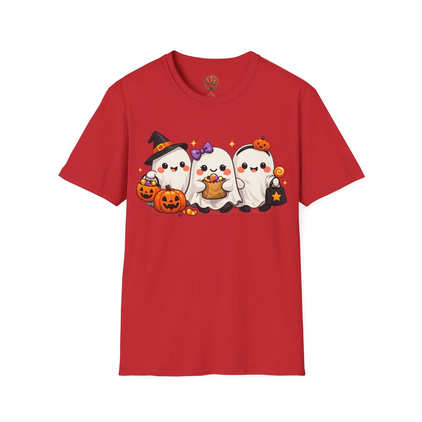 Halloween Ghost Trio Tee - Royal - product view 4 - Royal
