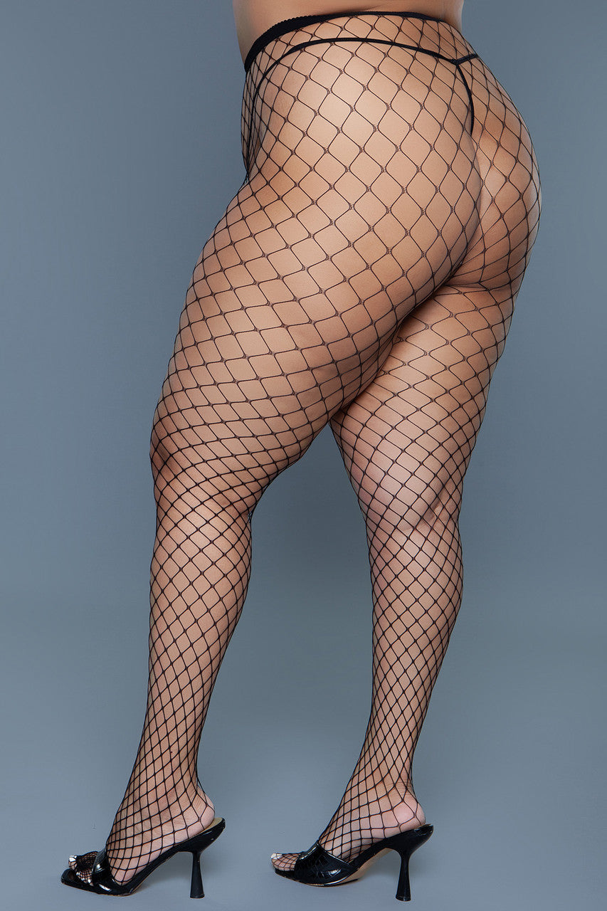 Can't Back Down Pantyhose, full length view