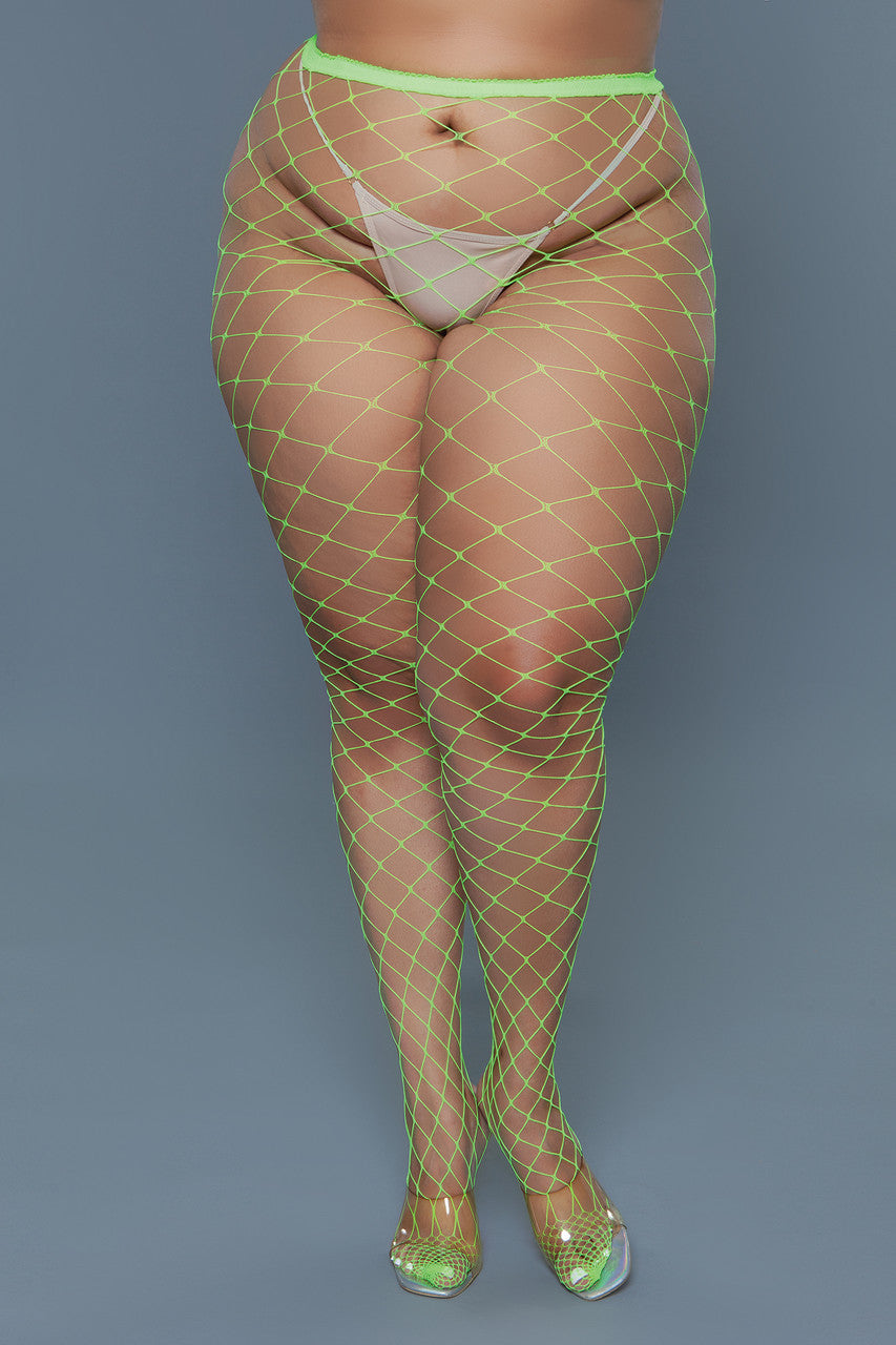Can't Back Down Pantyhose, full length view