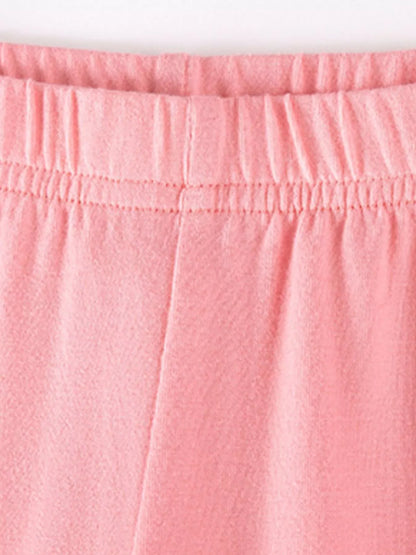 Children's Sweet Day Graphic Sweatshirt and Leggings Two-Piece Set - Blush Pink - View 3