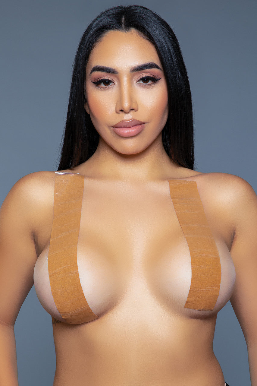 Double Sided Breast Lift Tape, full length view