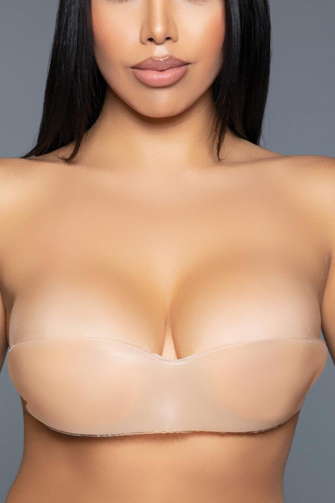 Wing Shaped Silicone Bra, front view