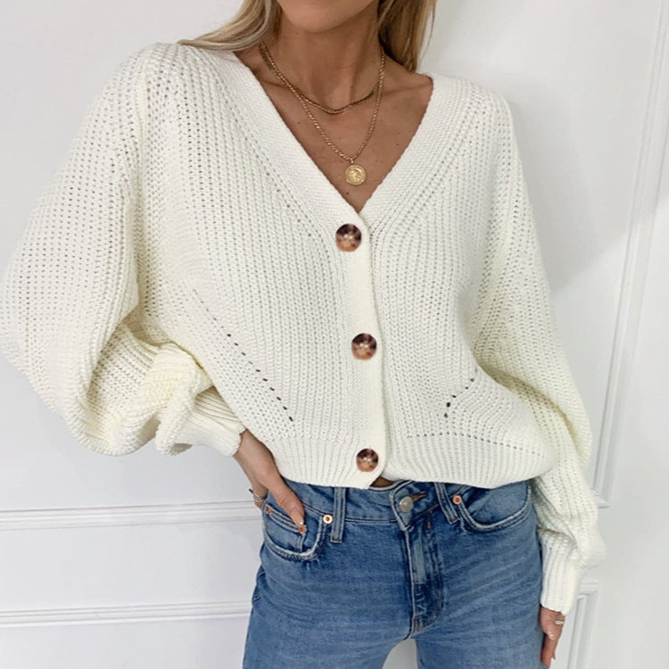 Chic Solid Color Knit Cardigan with Buttons for Men/Women ndashAutumn/Winter Fashion Sweater Coat