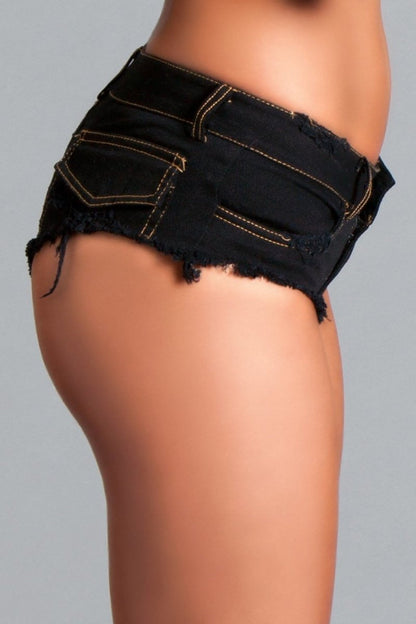 BWJ3 Baby Got Back Booty Shorts, full length view