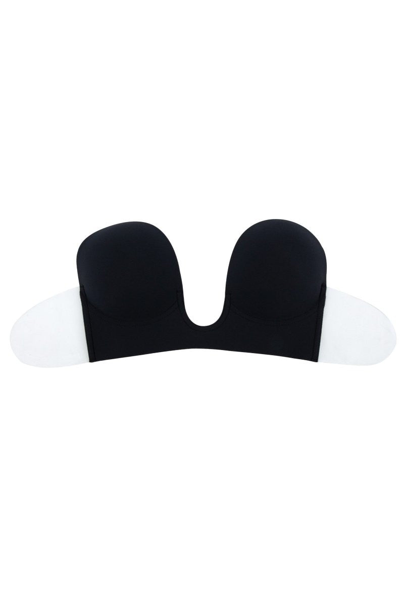 Deep V Bra - Black - View 4