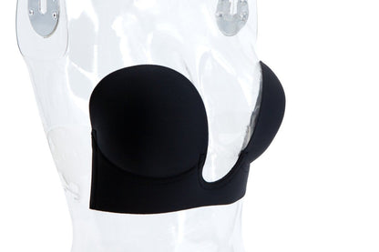 Deep V Bra - Black - View 9