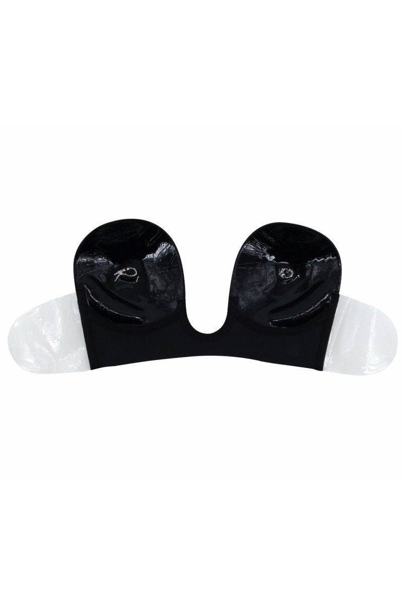 Deep V Bra - Black - View 5