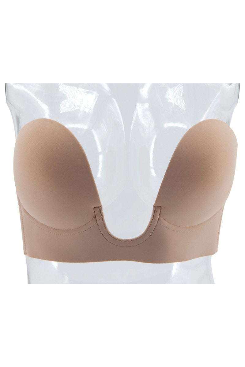 Deep V Bra - Nude - View 7
