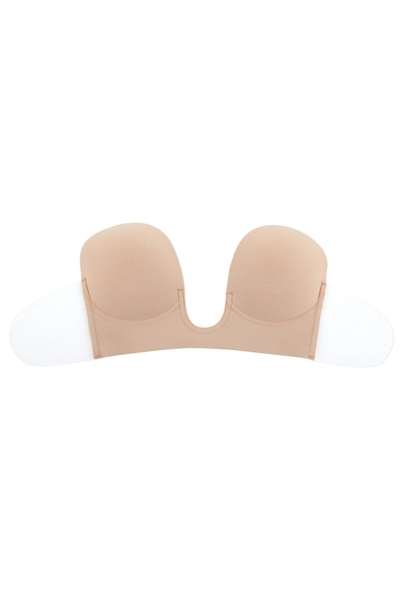 Deep V Bra - Nude - View 3