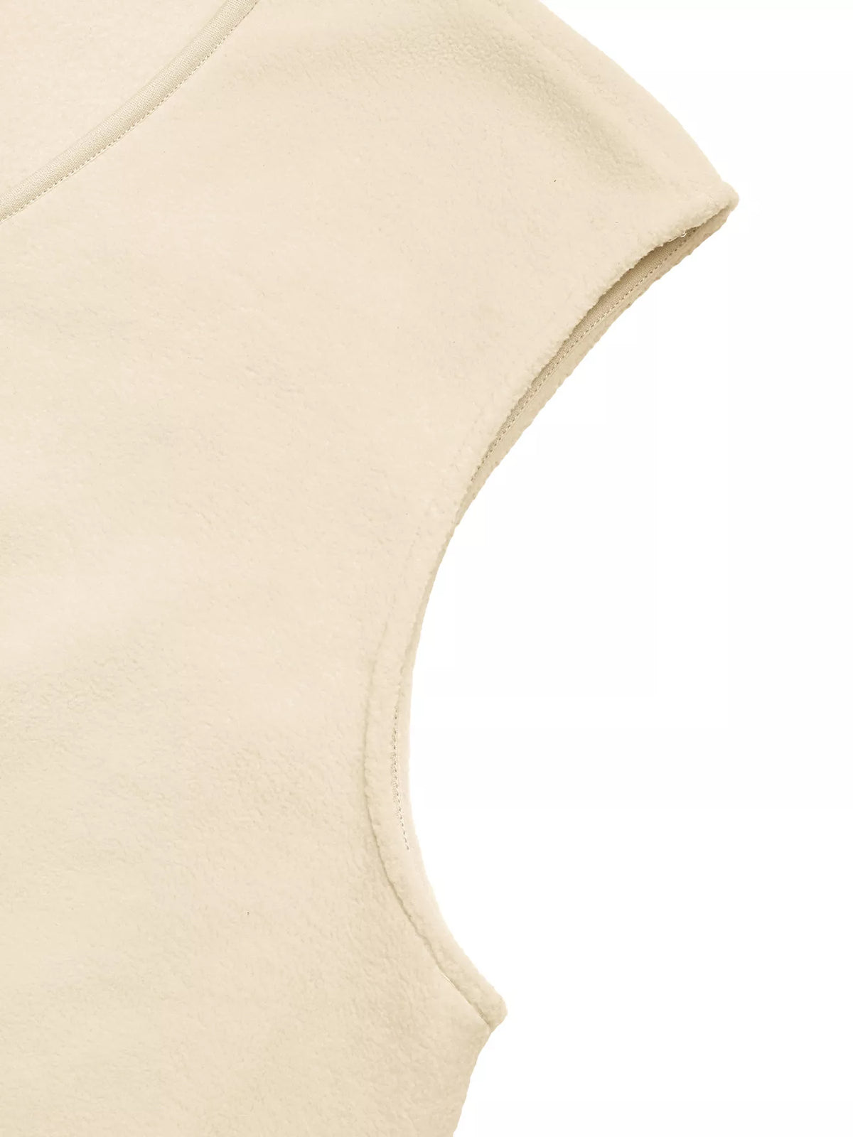 Full Size Open Front Vest Coat Plus Size - Apricot - View 14