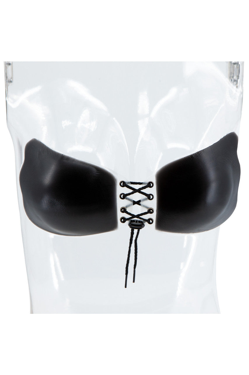 Silicone Tie Up Bra, styled view