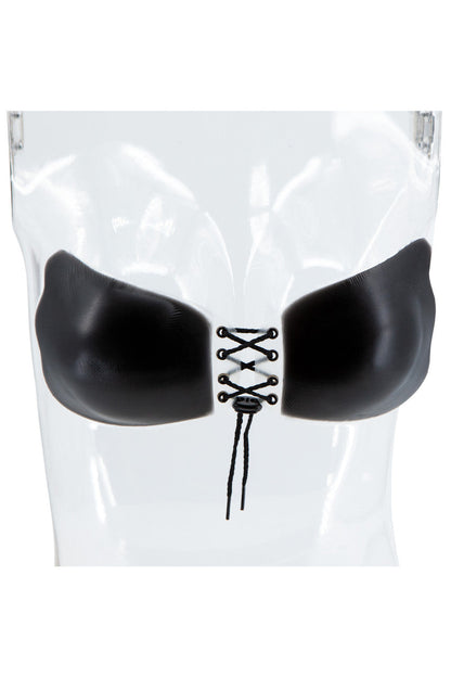Silicone Tie Up Bra, styled view