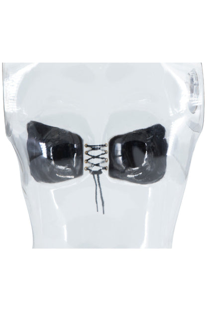 Silicone Tie Up Bra, full length view