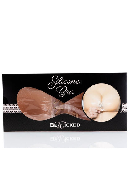 Silicone Tie Up Bra, front view