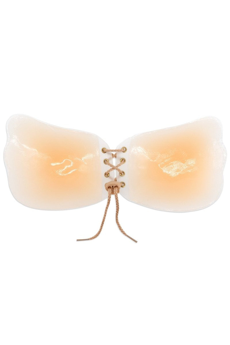 Silicone Tie Up Bra, styled view