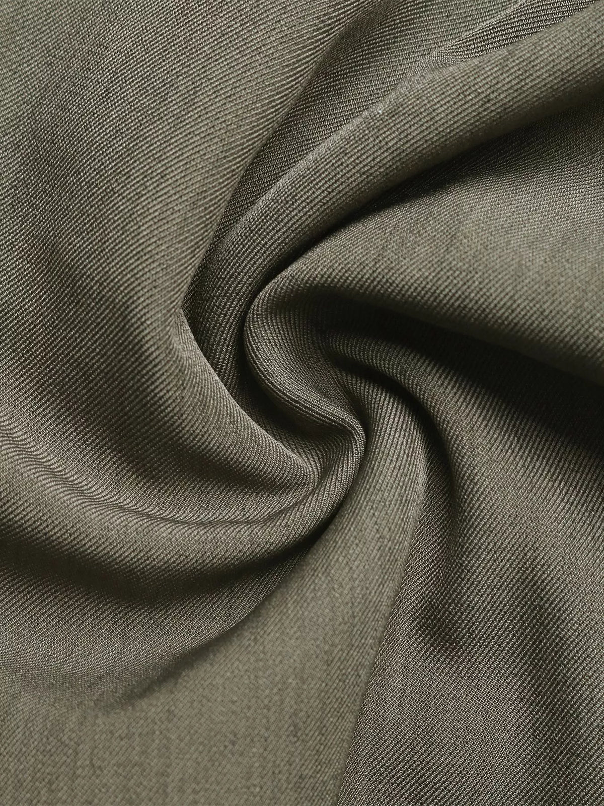 Contrast Trim Button-Up Jacket - Green - View 10
