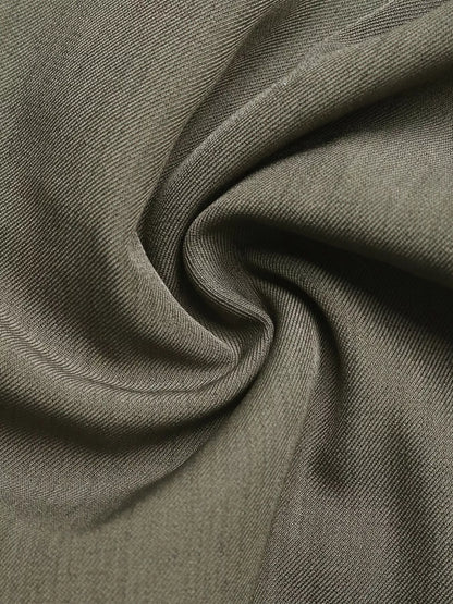 Contrast Trim Button-Up Jacket - Green - View 10
