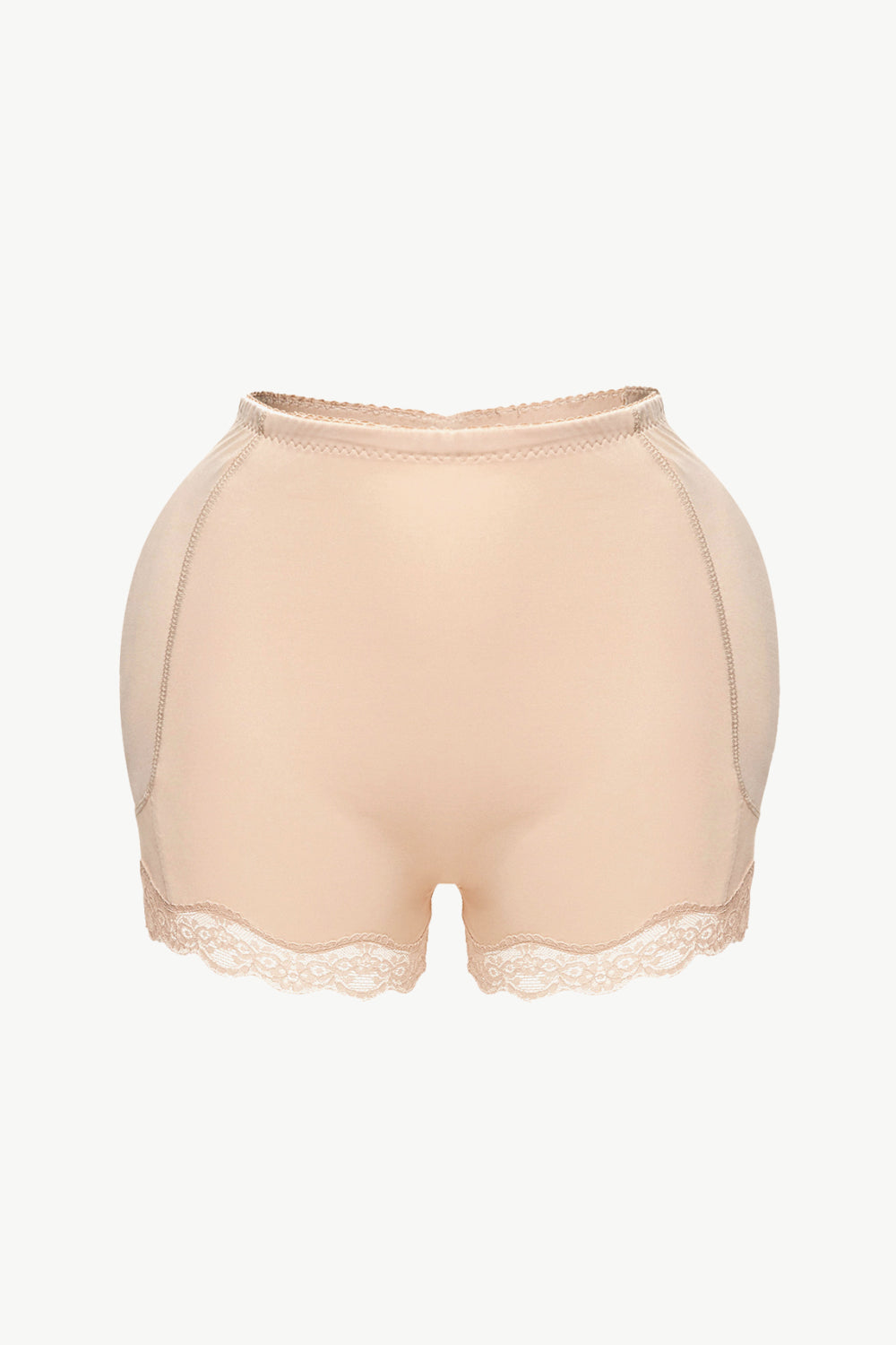 Full Size Lace Trim Shaping Shorts - Apricot - View 10