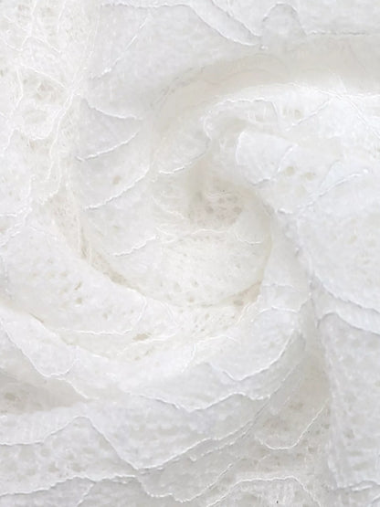Lace Chinese Style Button Shirt - White - View 10