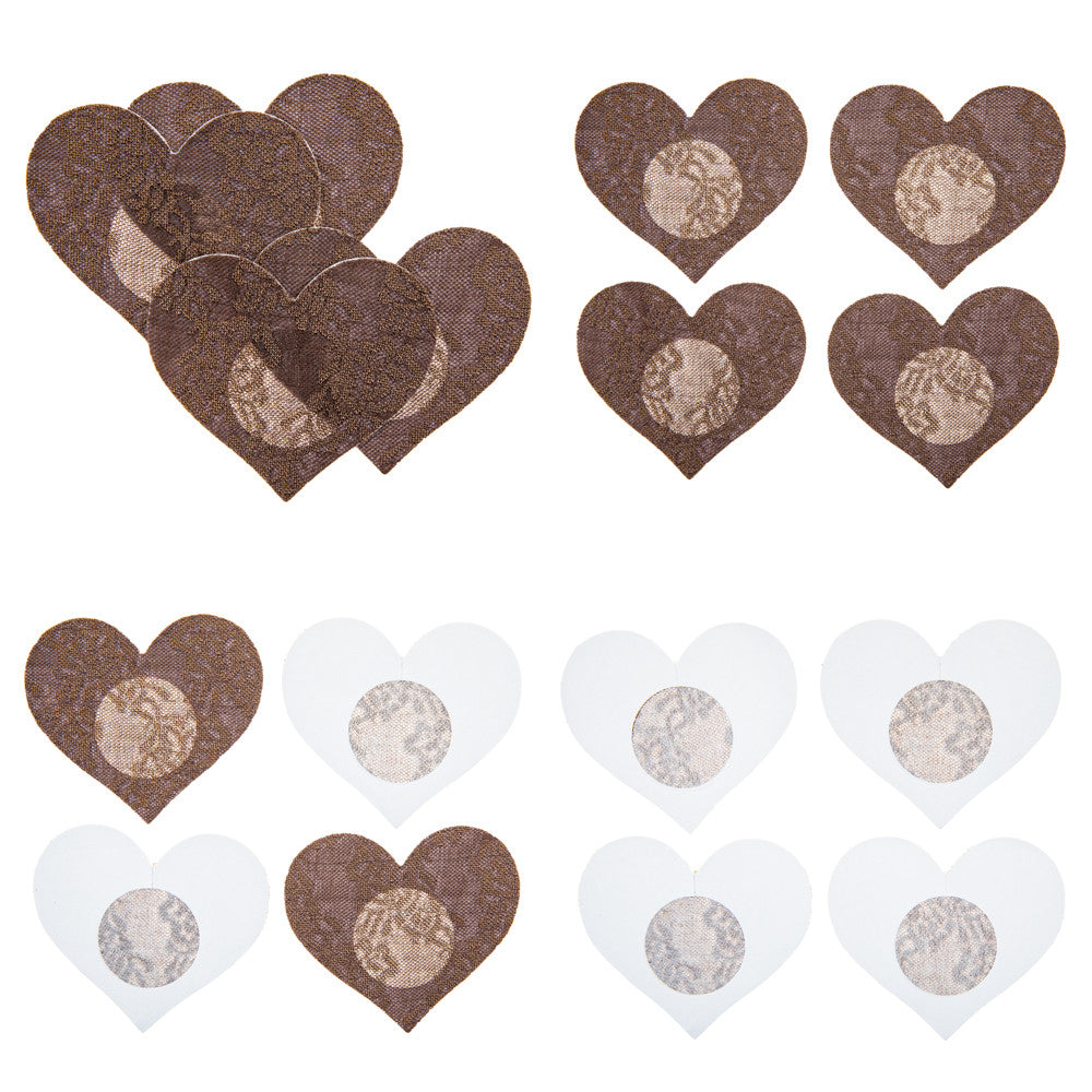 Heart Nipple Cover, styled view