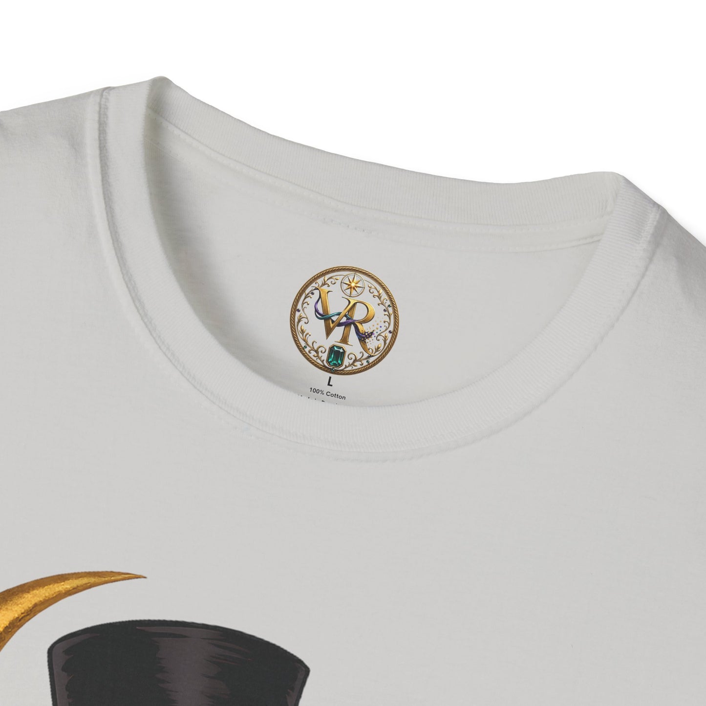 Skeleton Couple Halloween Tee - Gold - product view 2 - Gold