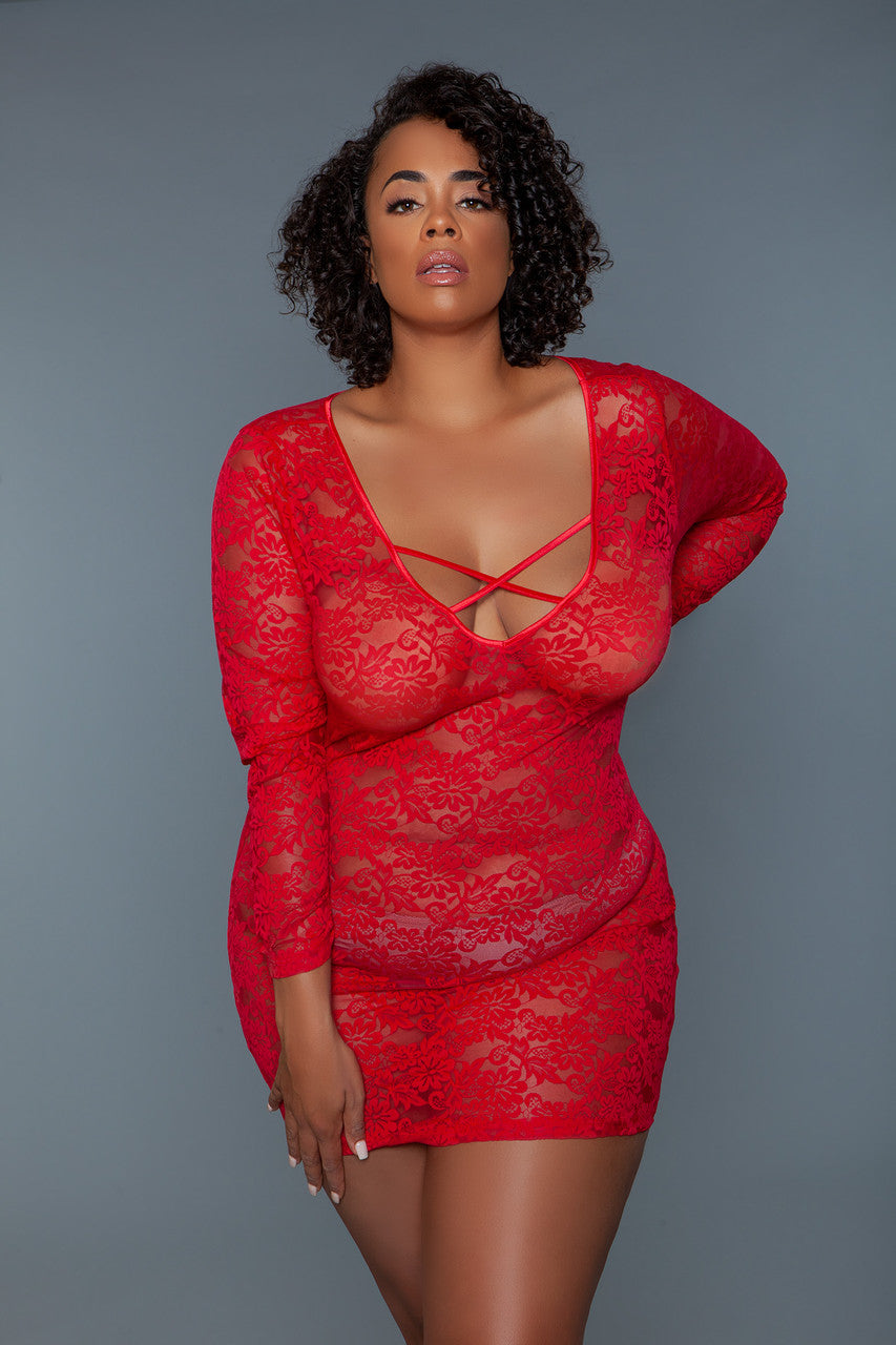 Lynn Chemise, full length view