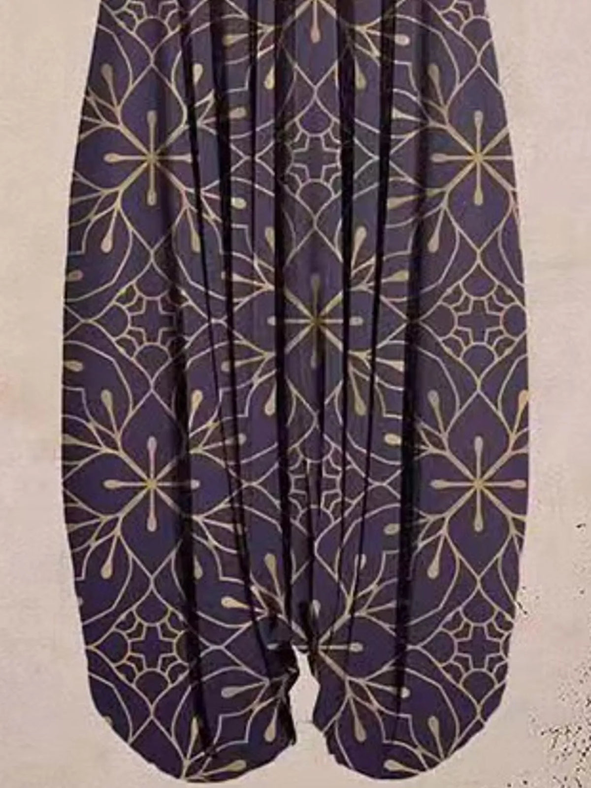 Full Size Printed V-Neck Sleeveless Jumpsuit Plus Size - 12- - View 51